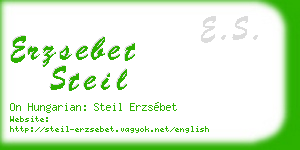 erzsebet steil business card